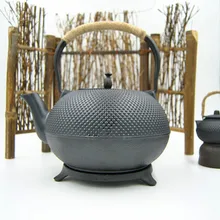 Южный японский железный горшок кипятить окисление воды Железный чайник без покрытия железная фляга 1.8л частицы железный горшок