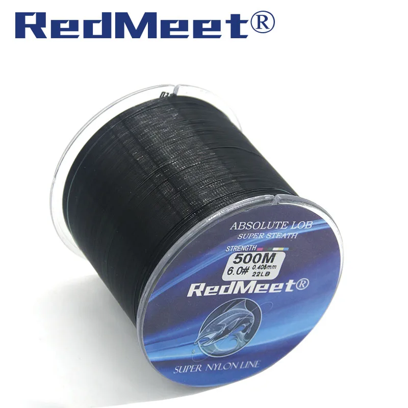 RedMeet Brand 1.0#-8.0# 500M 4.4-28.6LB Monofilament Line Nylon Fishing Lines For Carp Fishing Accessories Pesca Super Strong
