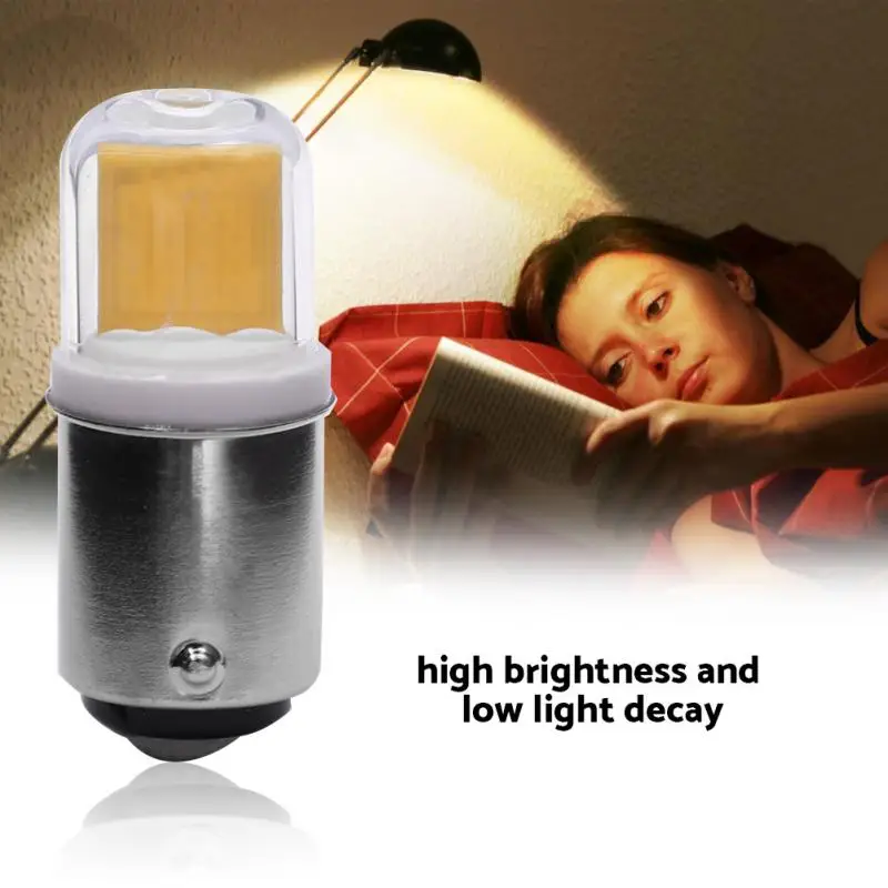 

Lamp Dimmable Bulb Replacement 3W 220V LED COB Light Bulb BA15D Base for Halogen Lamp lampada led Home Lighting
