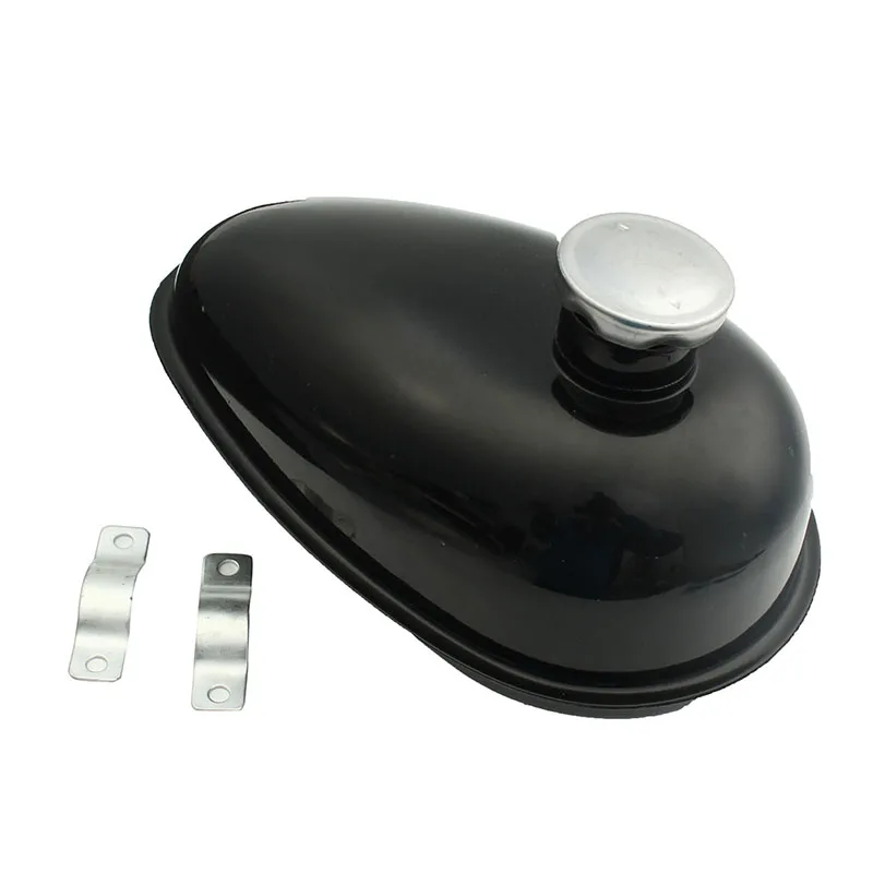 

Universal Motorized Bicycle 3L Fuel Gas Tank With Cap Black For 80cc 60cc 66cc 49cc Engine