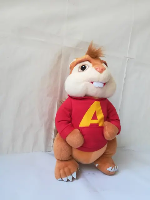 Alvin And The Chipmunks Plush Toy About 27cm Cartoon Alvin Soft Doll Kid's  Toy Birthday Gift B2717 - Stuffed & Plush Animals - AliExpress