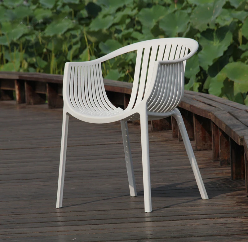 Fita De Plástico cadeira de jantar Moderno e minimalista, moda Lazer cadeira ao ar livre, varanda cadeira Café loft, mobília da sala de jantar