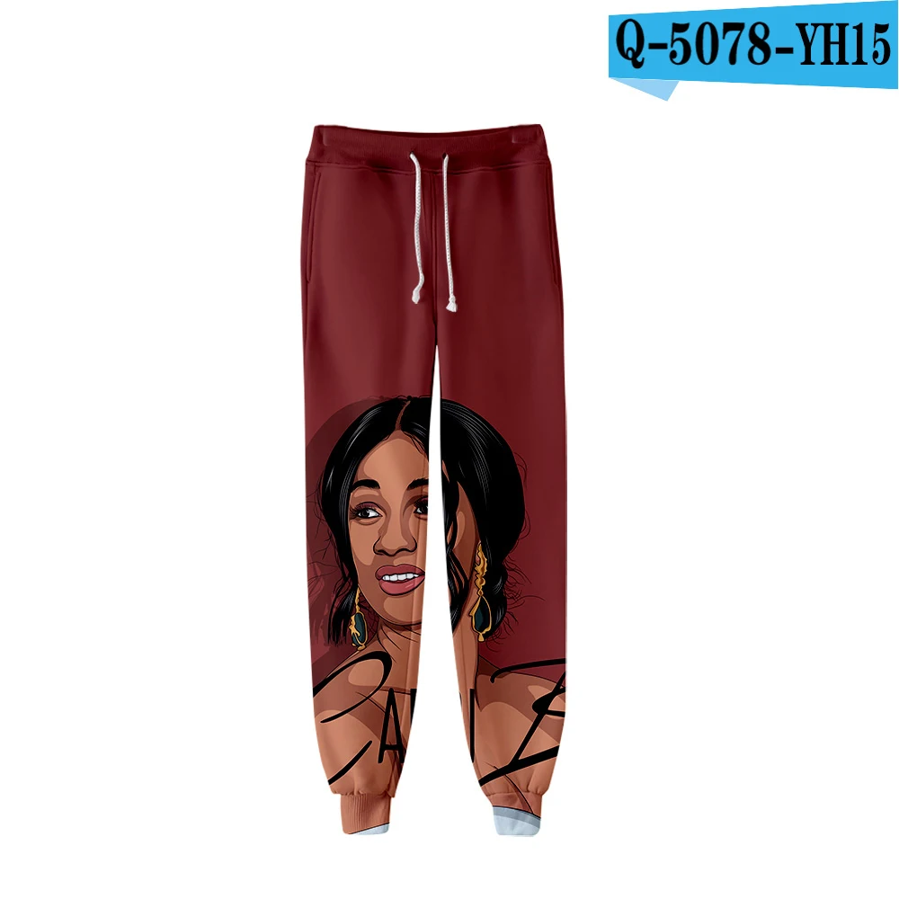 3D Хит, nwe, хип-хоп, уличные Женские повседневные штаны, rapper Cardi, B, 3D, милые, сексуальные, с принтом, спортивные штаны, мужские, высокое качество, свободные штаны - Цвет: 3D