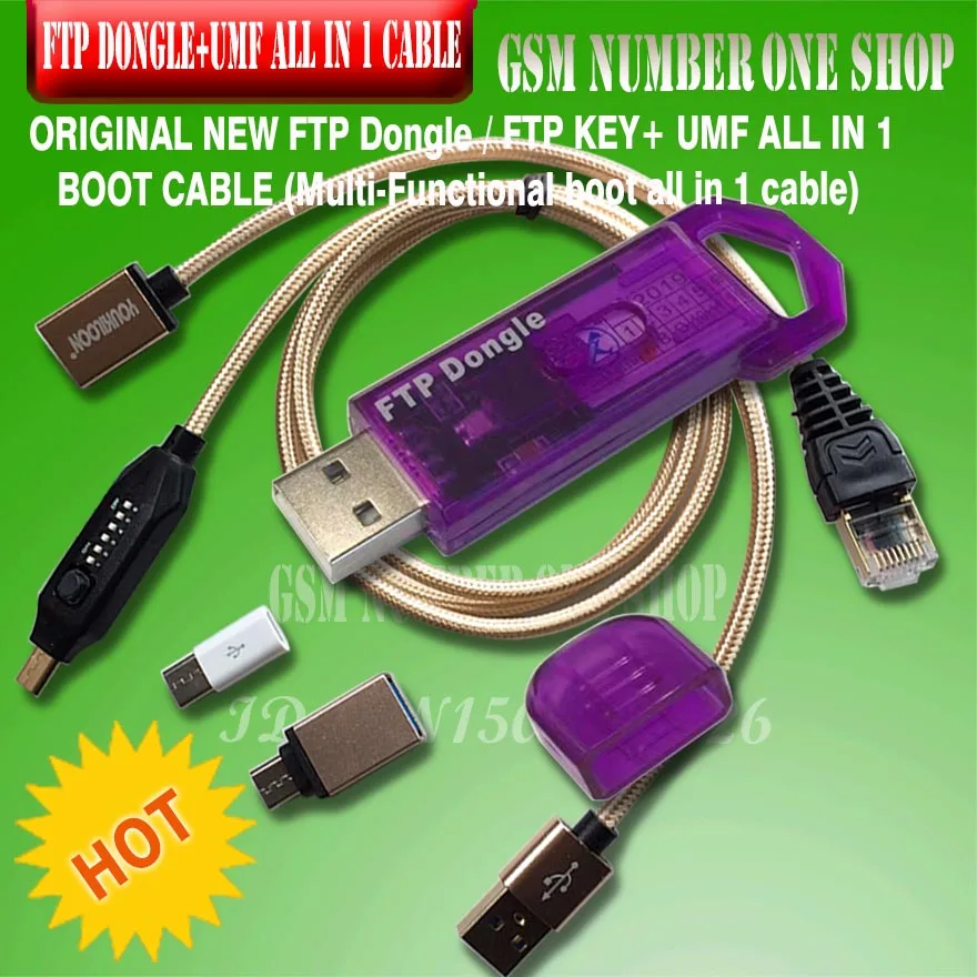FTP DONGLE + UMF ALL IN 1 BOOT CABLE - GSMJUSTONCCT - A2