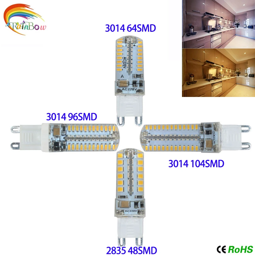 

New Mini Bombillas LED G4 G9 Light Bulb SMD3014 2835 4014 3W 7W 9W 12W Lamparas LED Lamp 220V 12V Ampoule Luz Chandelier Lights