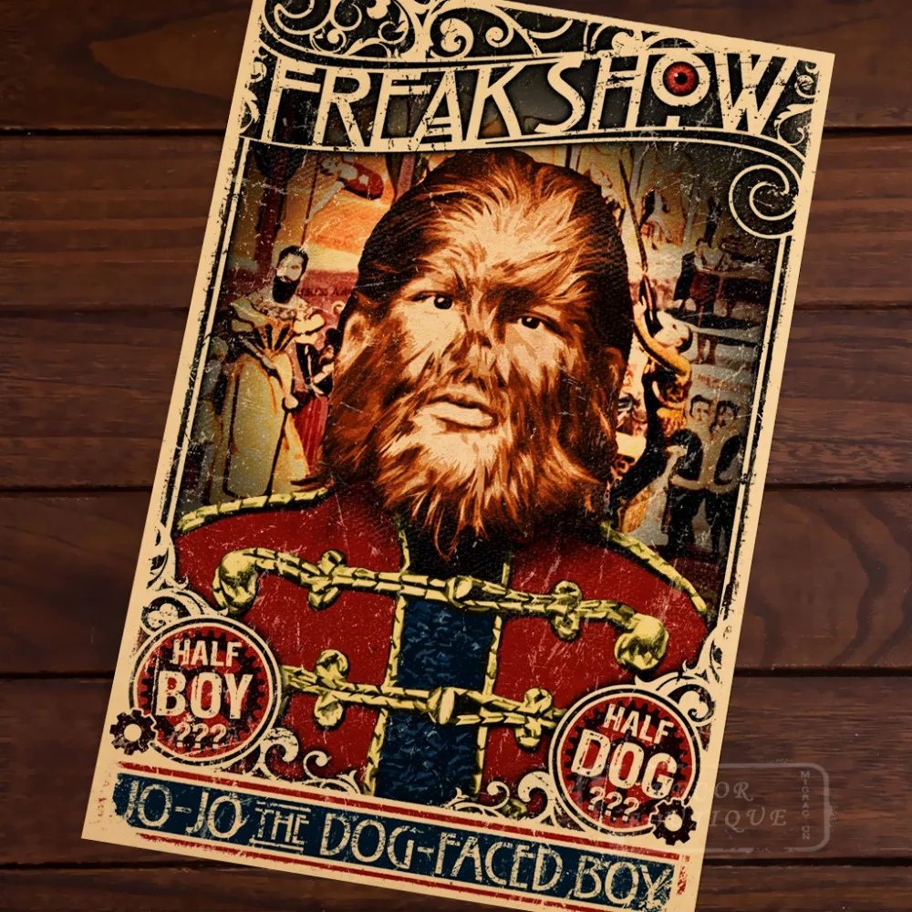 

Barnum And Bailey Circus Freak Show Vintage History Retro Poster Decorative Wall Canvas Stickers Posters Bar Home Decor Gift