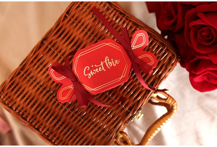 50 шт., креативная Свадебная коробка для конфет, Роскошная детская Подарочная коробка для шоколада, подарочные коробки, бумажные пакеты, вечерние подарочные коробки