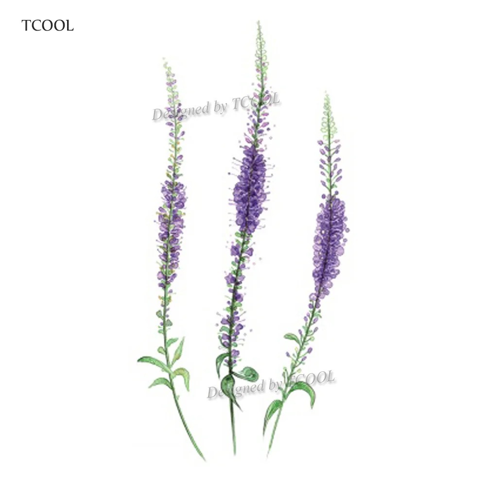 

HXMAN Flower Temporary Tattoos Sticker Waterproof Fashion Women Arm Face Fake Body Art 10.5X6cm Kids Adult Hand Tatoo P-057