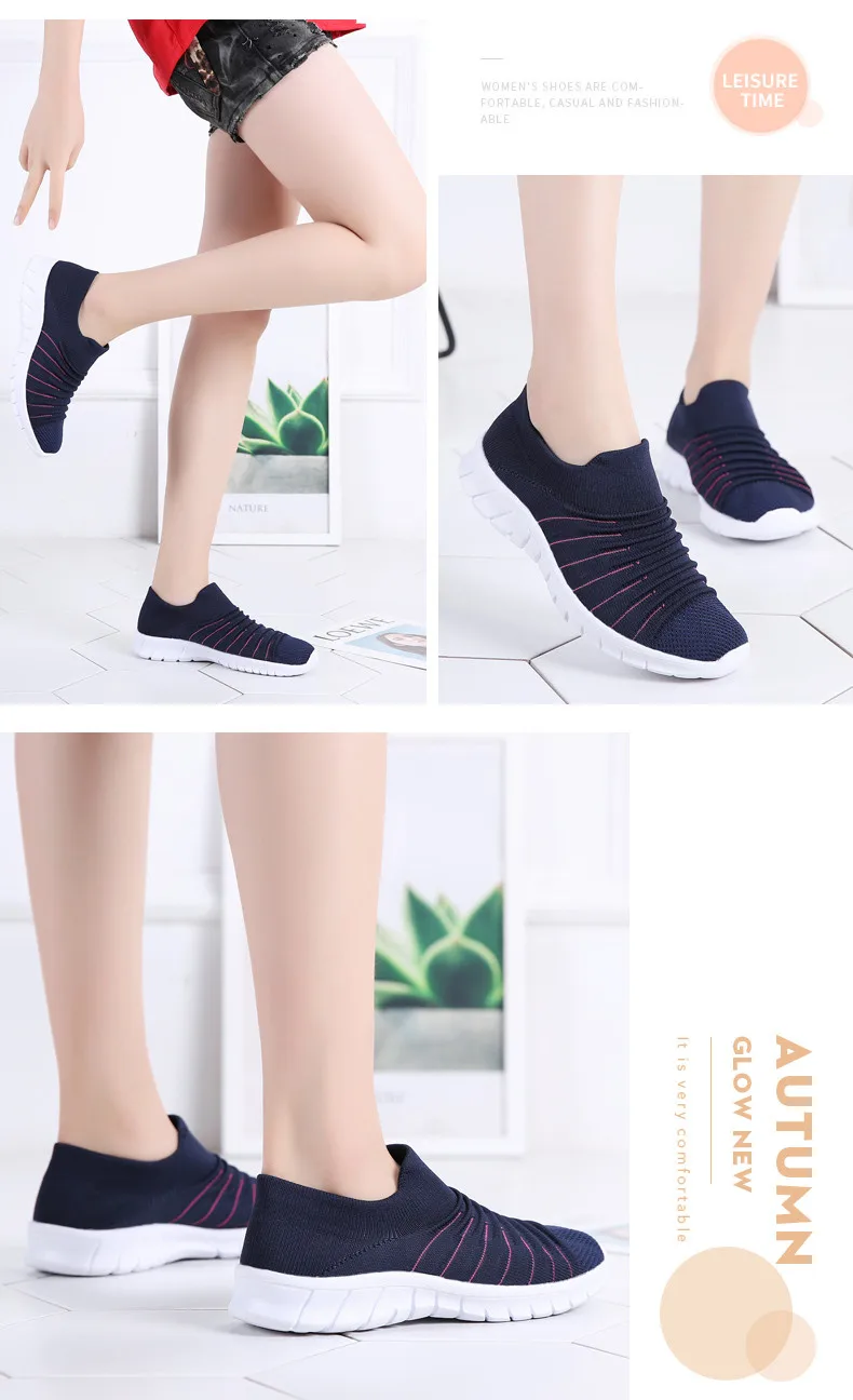 PINSEN 2019 Summer Women Sneakers Breathable Mesh Casual Flats Shoes Women Loafers Basket Femme Ladies Shoes tenis feminino 7