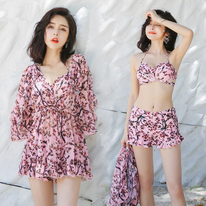 

Bikini Swimsuit Woman Three Piece Swimsuit Spa Skirt Bikini Swimsuit Size