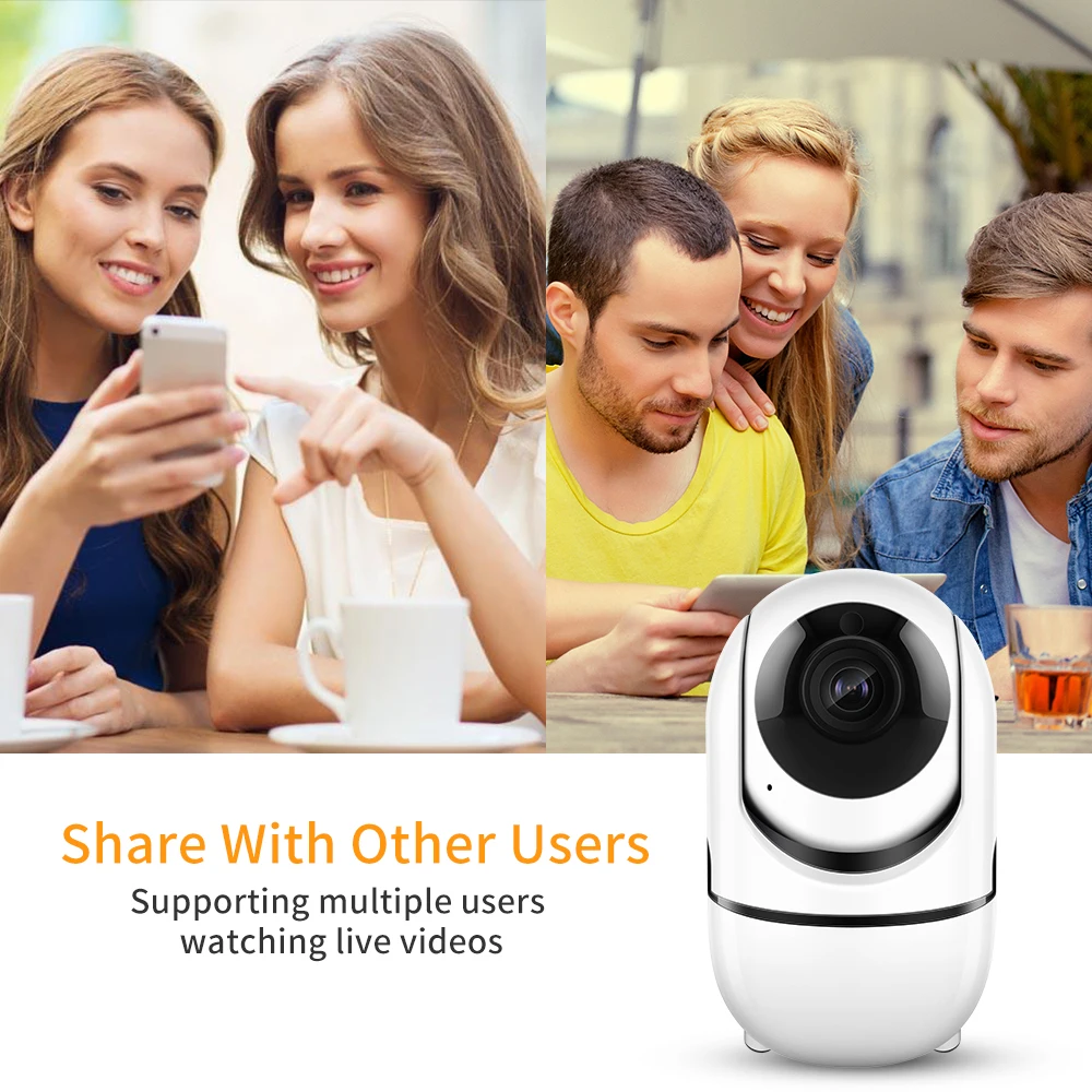 SDETER 720P Mini Wireless Wifi IP Camera Night Vision Security Smart Kamera WIFI Baby Monitor Home Surveillance CCTV Camera WIFI