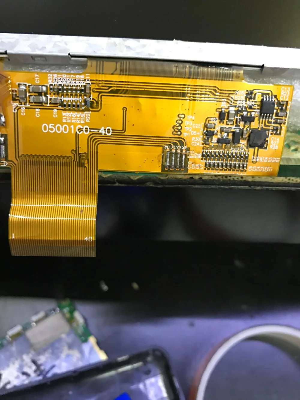 

free shipping OriginalNew 5 inch LCD screen cable number: 05001C0-40