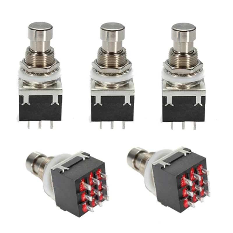 Педаль SEWS 5X Black 3PDT 9 Pin для гитары, педаль, металлический корпус|true bypass|guitar effectsstomp switch | АлиЭкспресс