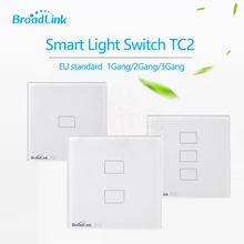 Broadlink TC2 ЕС Стандартный 1 2 3 Gang мобильный Дистанционное управление свет Лампы для мотоциклов настенный выключатель через Broadlink RM pro, Кристалл Стекло, domotica