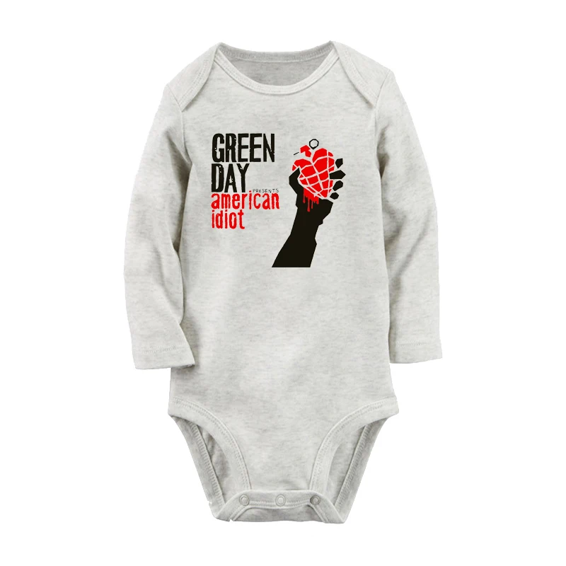 Green Day Long Sleeve Onesie Punk Rock Baby Clothing Online