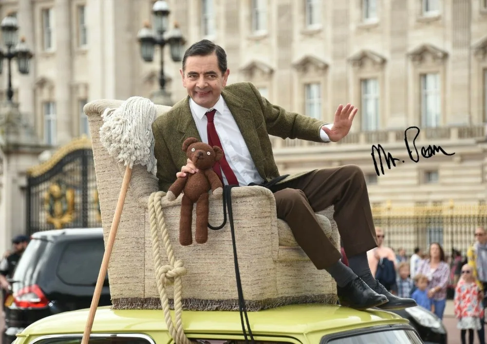 

Mr Bean Rowan Atkinson SILK POSTER Decorative painting 24x36inch
