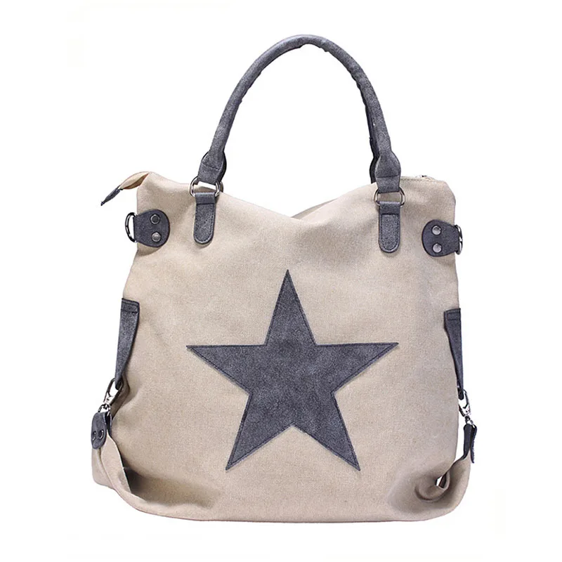 

2019 Canvas Travel Bag Tote Hobo Handbag Large Pocket Casual Tote Women's Shoulder Handbags Canvas Large Capacity Bags For Women