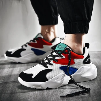 

2019 Breathable Stlylish Men Sneakers Running Shoes For Men Comfortable Sports Athletic Jogging Walking Shoes Zapatos De Mujer