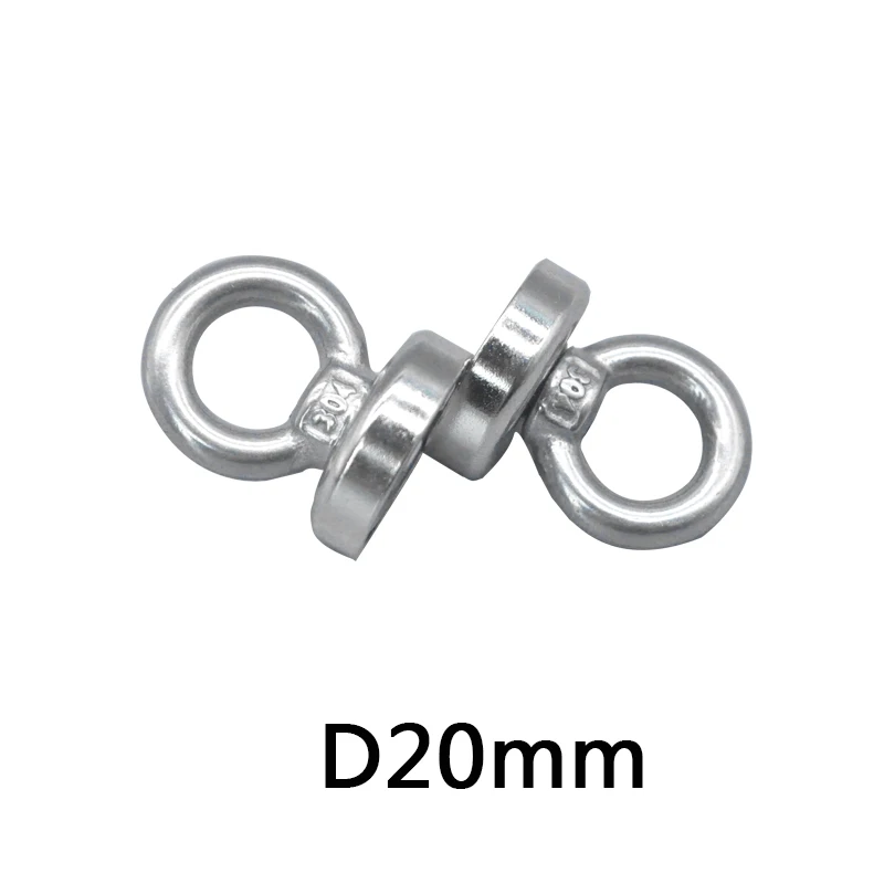 

2PCS Diameter of 20 mm Super Strong Fishing Powerful Ring Magnets Deep-sea for Magnet Circular