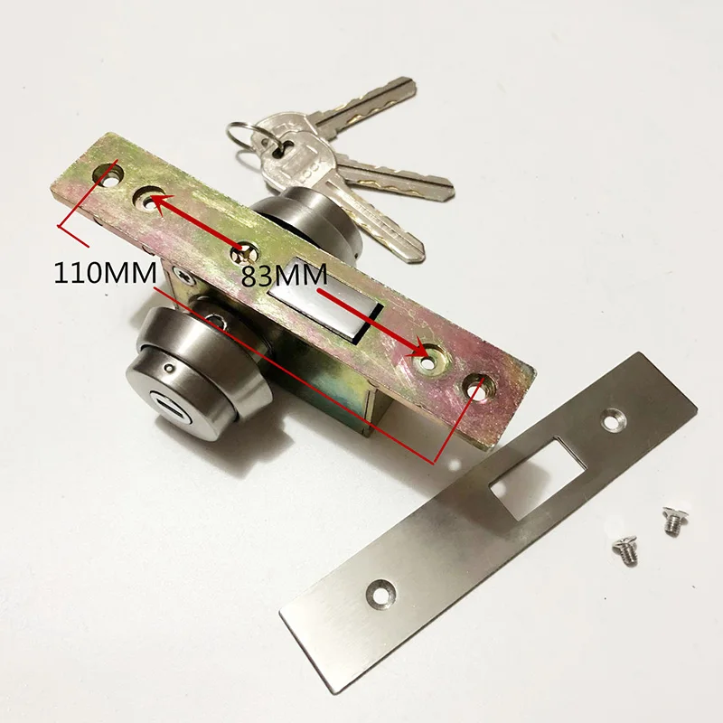 

Aluminum Alloy Double Cylinder Invisible Deadbolts Door Locks Keyed on Both Sides _WK