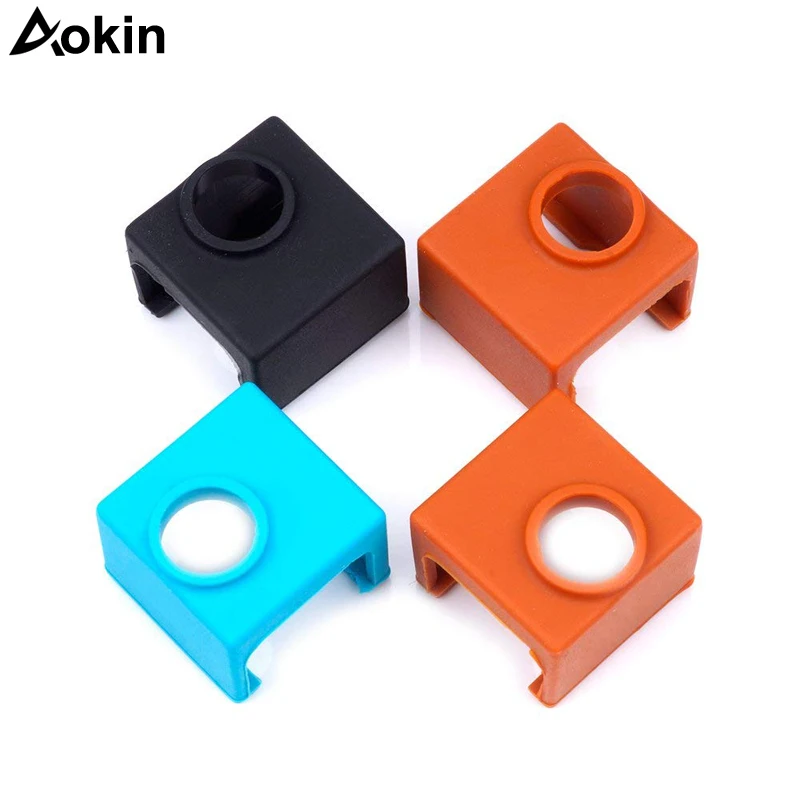 

New 3D Printer V6 V5 Silicone Sock Support V6 PT100 Original J-head hotend 1.75/3.0mm Heated Block Extruder RepRap Prusa i3 MK3