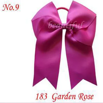 

50 pcs 7.5" Big Sequin CheerWith Clips Hand Made Bling Girl's Cheerleading Hair Accessories For Long Hair Free Shipping