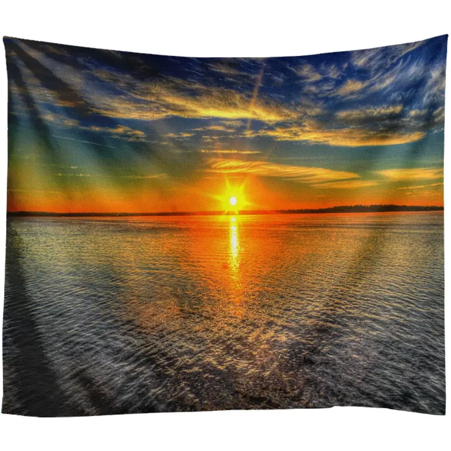 Пляжный гобелен Sunrise пляжные полотенца индийские настенные подвесные богемные