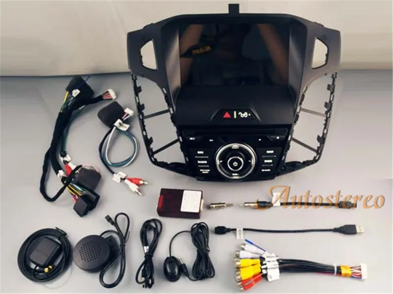 Best Android 8 Car GPS Navigation car DVD Player For Ford Focus 2012-2017 Head unit audio multimedia player radio tape recorder IPS 10