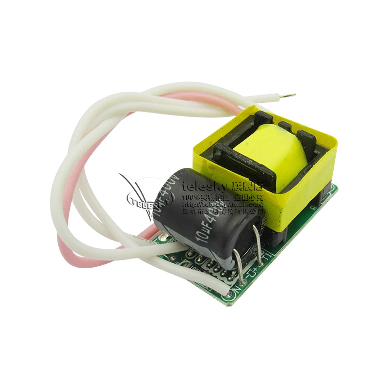 

Bulb built-in LED constant current Buck regulator drive power module board (6-10X1W) 7W 9W