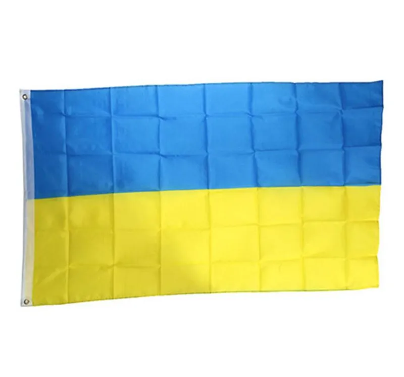 3x5 футов большой национальный флаг Украины домашний декор полиэстер украинский