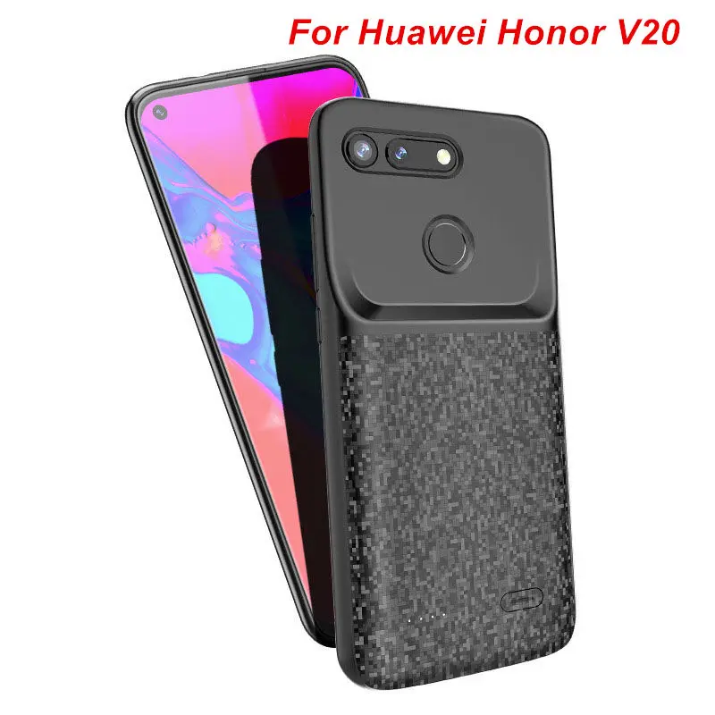 

For Huawei Honor V20 Battery Case 4700 Mah Charger Case Smart Phone Cover Power Bank For Huawei Honor V20 Battery Case