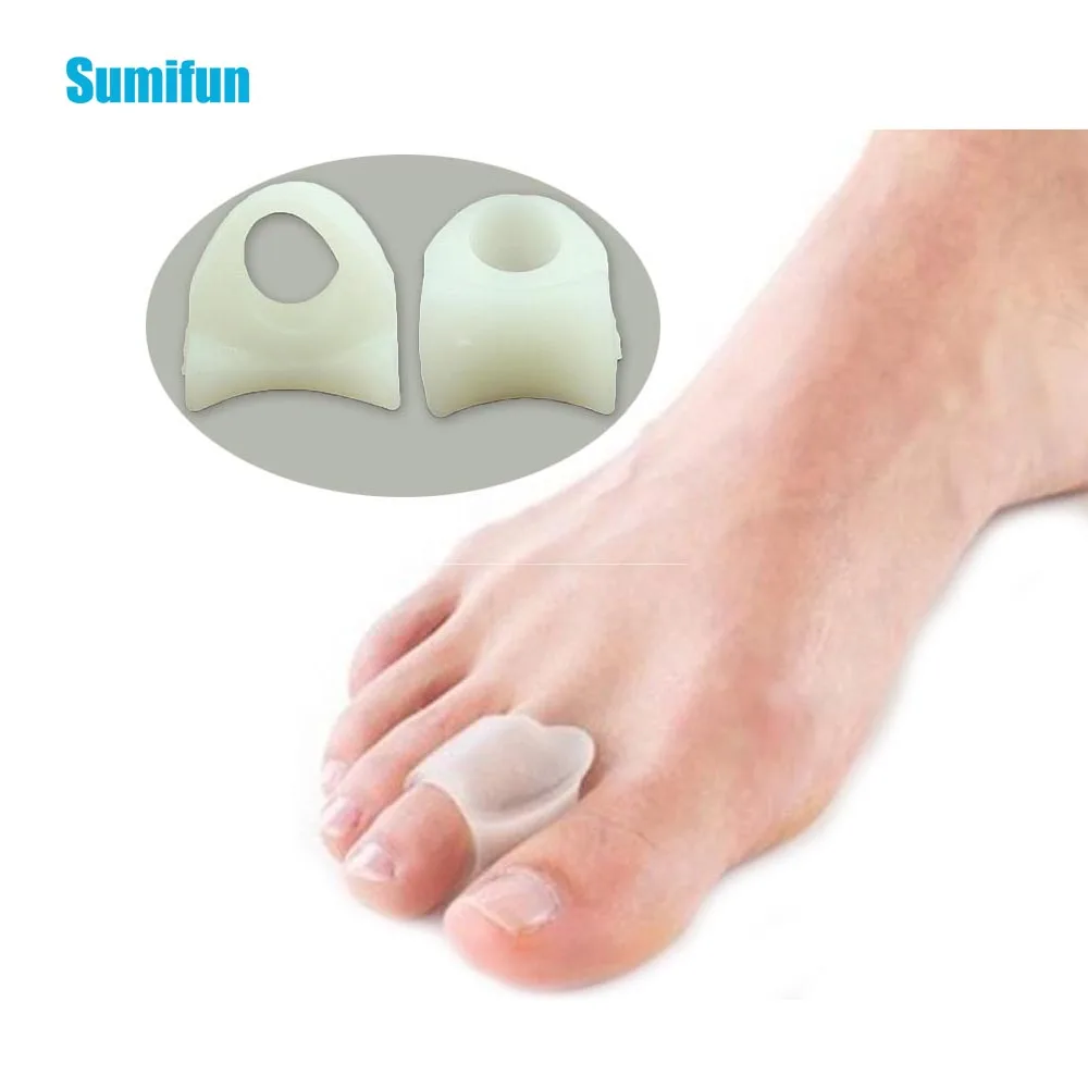 

6Pcs/3Pairs Silicone Gel foot fingers Toe Separator thumb valgus protector Bunion adjuster Hallux Valgus Guard feet care C524