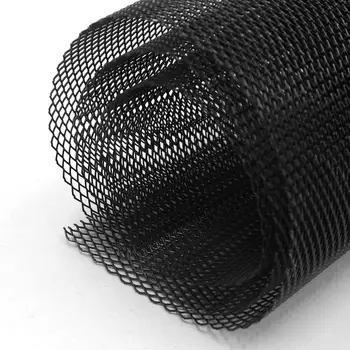

Car Mesh Grille 40"x13" Black Rhombic Grille Mesh Sheet Aluminum Alloy 3x6mm Durable Useful Practical Popular Fashion