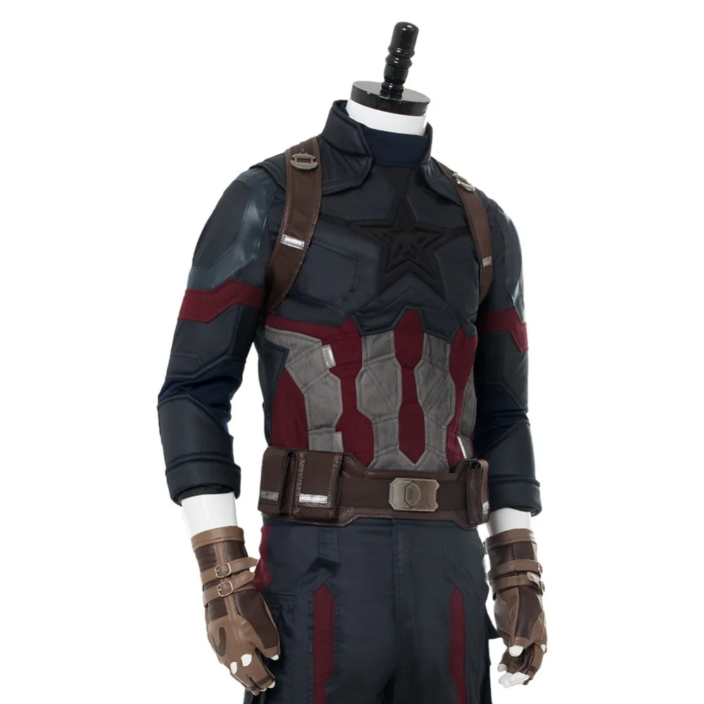 Avengers Infinity War Captain America  Cosplay Costume Steven Rogers Outfit New Version Avengers Cosplay Superhero Steven Rogers Cosplay Costume (7)