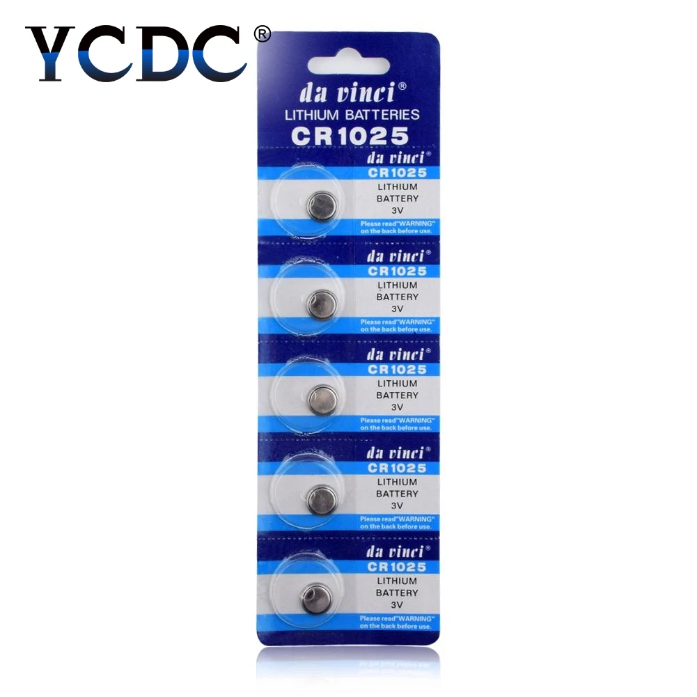 10 шт./упак. литиевая батарейка CR1025 DL1025 BR1025 KL1025 для монет 3 в CR 1025 часов электронных