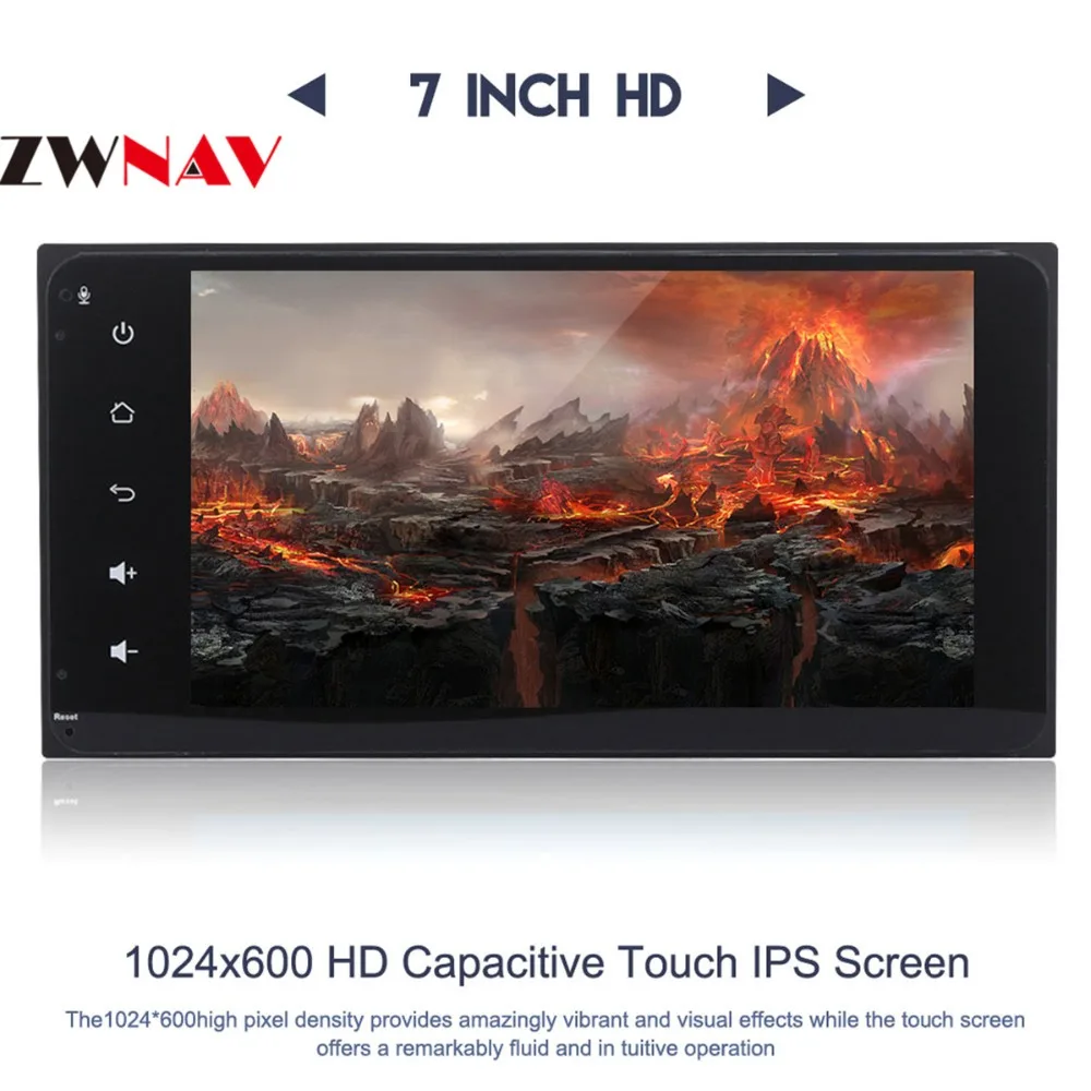 Clearance Android 8.0 Car Radio 7 inch 2 din DVD 1024x600 GPS Navigation Bluetooth USB 2 din Universal For Toyota Player Octa 8 core 2