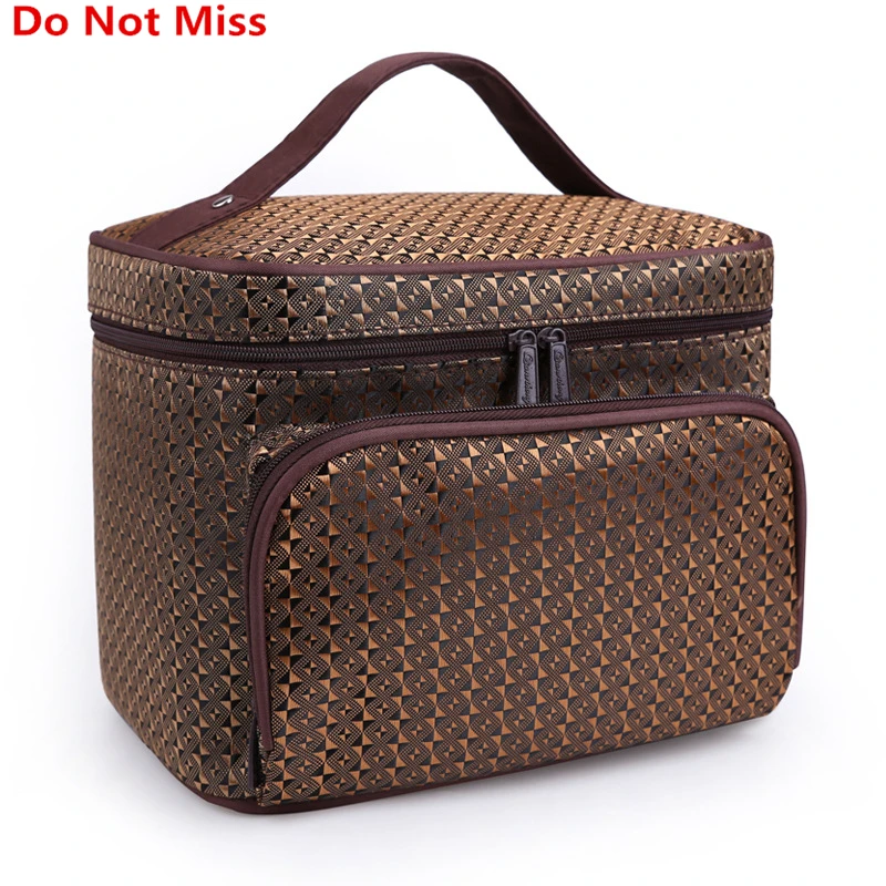 Do Not Miss Women Cosmetic Makeup Bag Folding Travel Makeup Organizer Bag Waterproof Cosmetic Bag Makeup