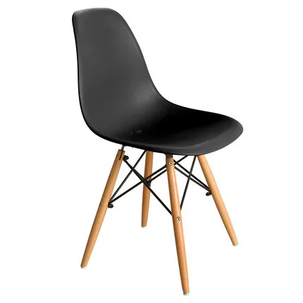 Высококачественный современный домашний стул для столовой пластиковый спинка компьютерный стул студенческий стул креативный стул из твердой древесины пластиковый деревянный стул - Цвет: Color 2