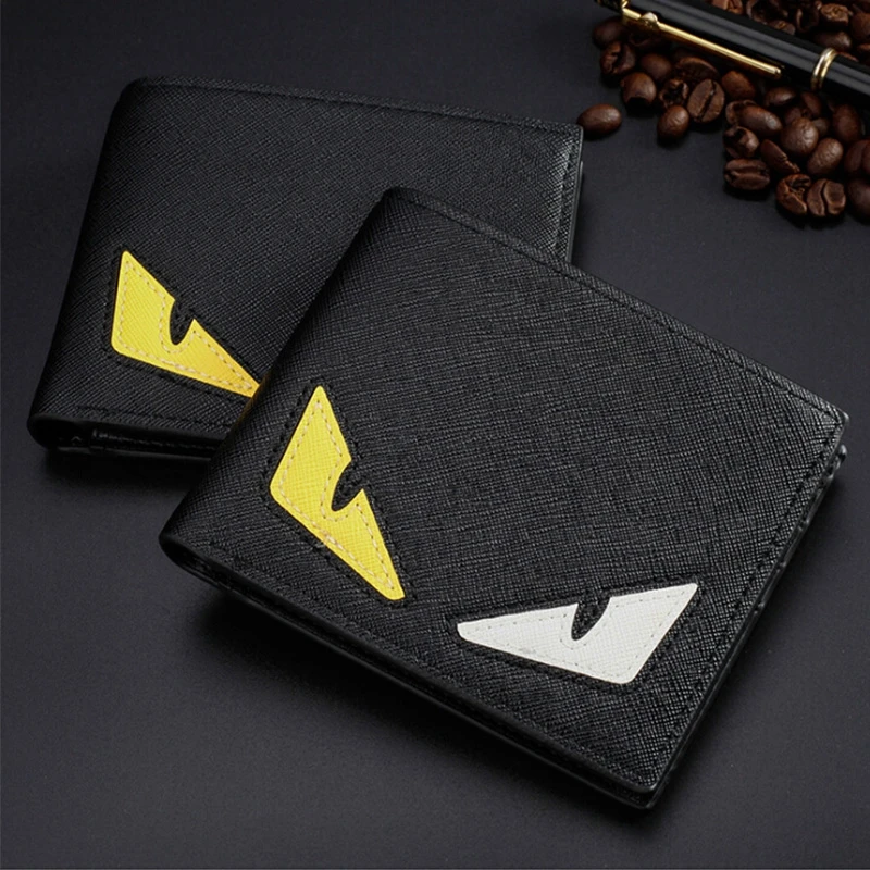 New Trend PU Leather wallet Mens Clutch Wallets Creative Cartoon Pattern Card Holder Small Money ...