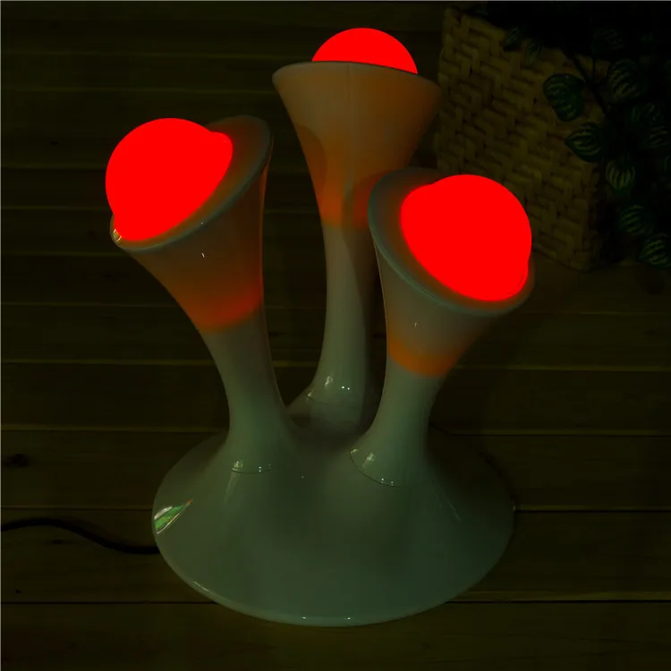 World Yea милый гриб, подарок для детей, цветной светодиодный ночник, светящаяся Светодиодная лампа со съемными шариками, детская спальная комната
