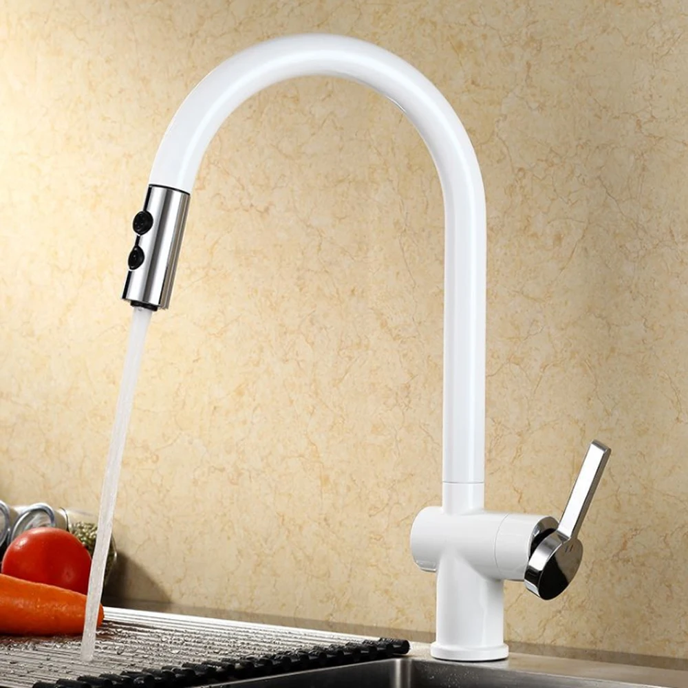 Brass adjustable Kitchen Faucets Cozinha Swivel Spout Kitchen Faucet accessories Sink Water Crane Pull Out Tap Brass adjustable Kitchen Faucets Cozinha Swivel Spout Kitchen Faucet accessories Sink Water Crane Pull Out Tap