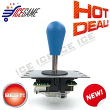 Классический аркадный джойстик 4/8 способ DIY игровой джойстик синий шар Боевая палка запасные части для игры аркадный дропшиппинг
