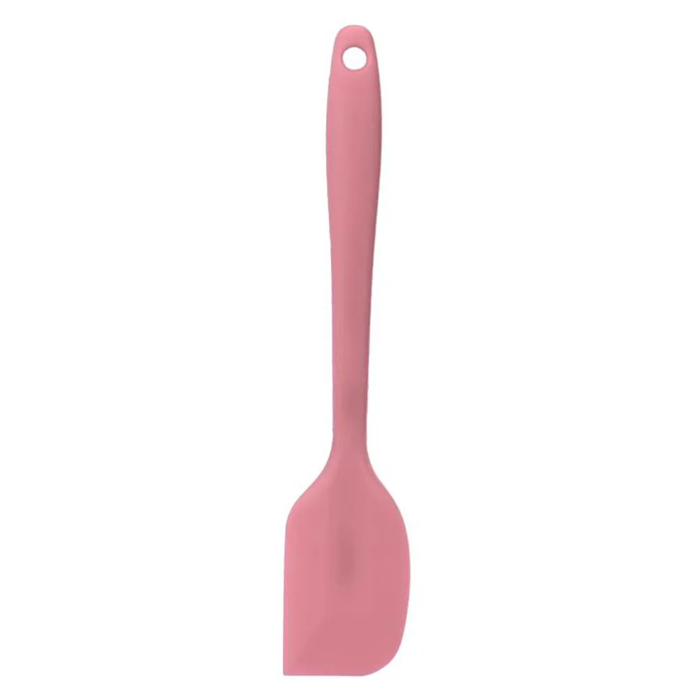 Силиконовый нож, кухонные инструменты, металлическая кулинарная лопатка, термостойкие гибкие силиконовые лопатки, для выскабливания торта, выпечки, кухни - Цвет: pink spatulas