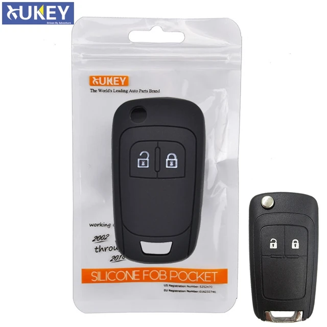 2 Button Silicone Car Remote Key Fob Shell Cover Case For Opel Astra J  Corsa D