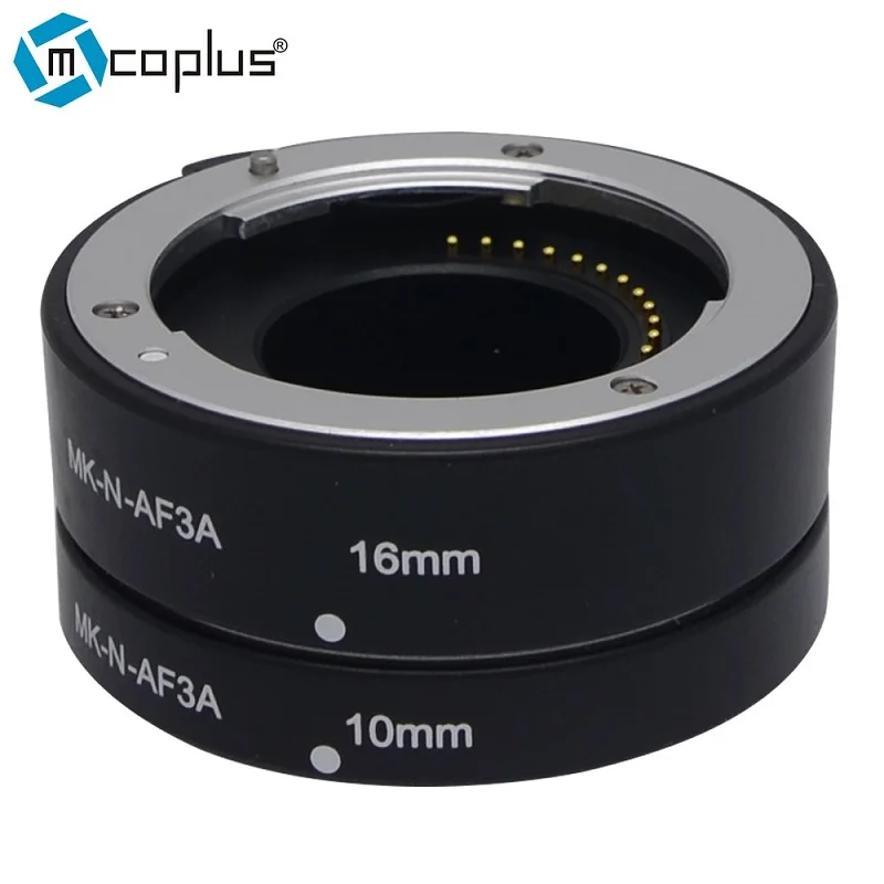 Mcoplus Meike N AF3 A металлический авто макро фокус AF удлинитель для Nikon 1 Крепление