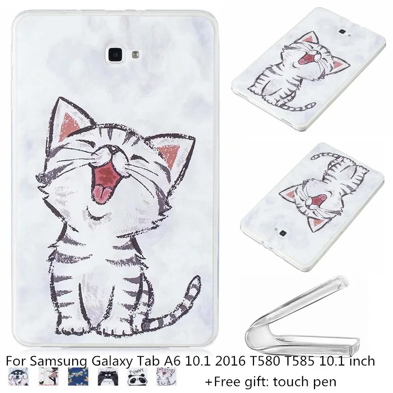 

Child Cartoon Case for Samsung Galaxy Tab A6 10.1 2016 T580 T585 Soft TPU Cover for 10.1inch Samsung SM-T580 SM-585 Tablet Cases