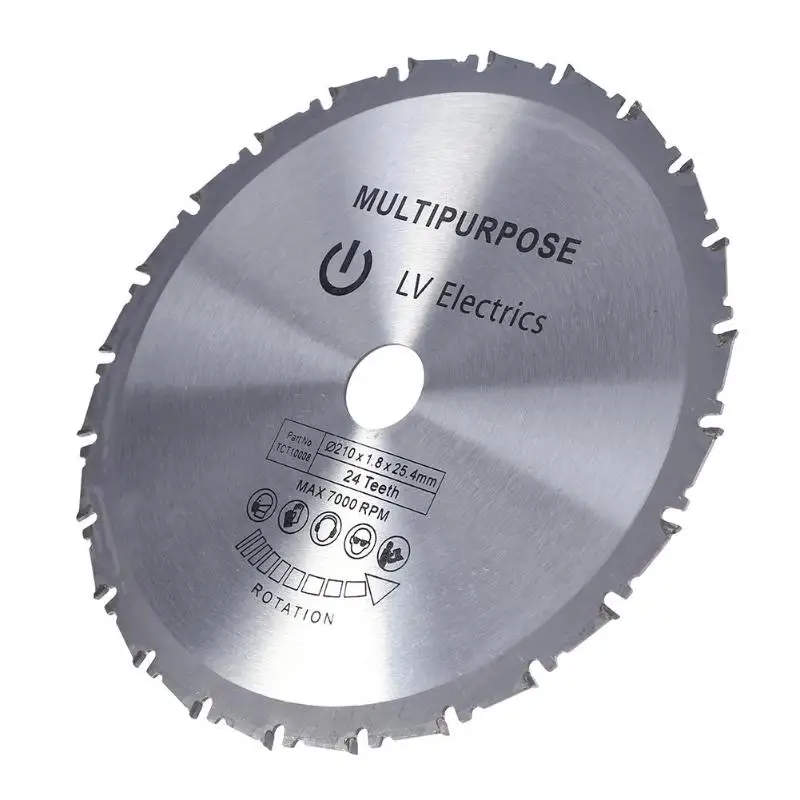 

TCT Multi-functional Round Wheel Discs Circular Saw Blade Wood Cutting Blade for Woodworking Metal Plastic Cutting