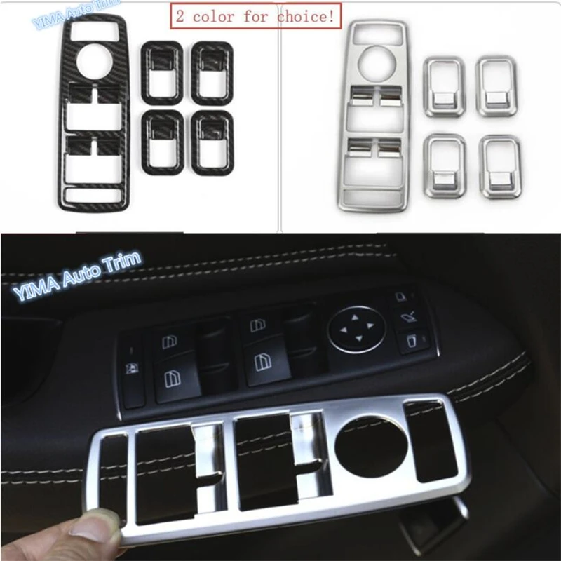 

Lapetus Interior ABS Door Armrest Window Switch Control Panel Cover Trim For Mercedes Benz ML X166 / GLK / GLE / E class W212