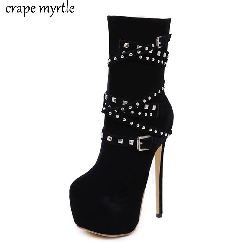 

rhinestone crystal boots Women High Heels Autumn boots Winter Woman Shoes sexy stiletto boots platform pumps fall boots YMA490