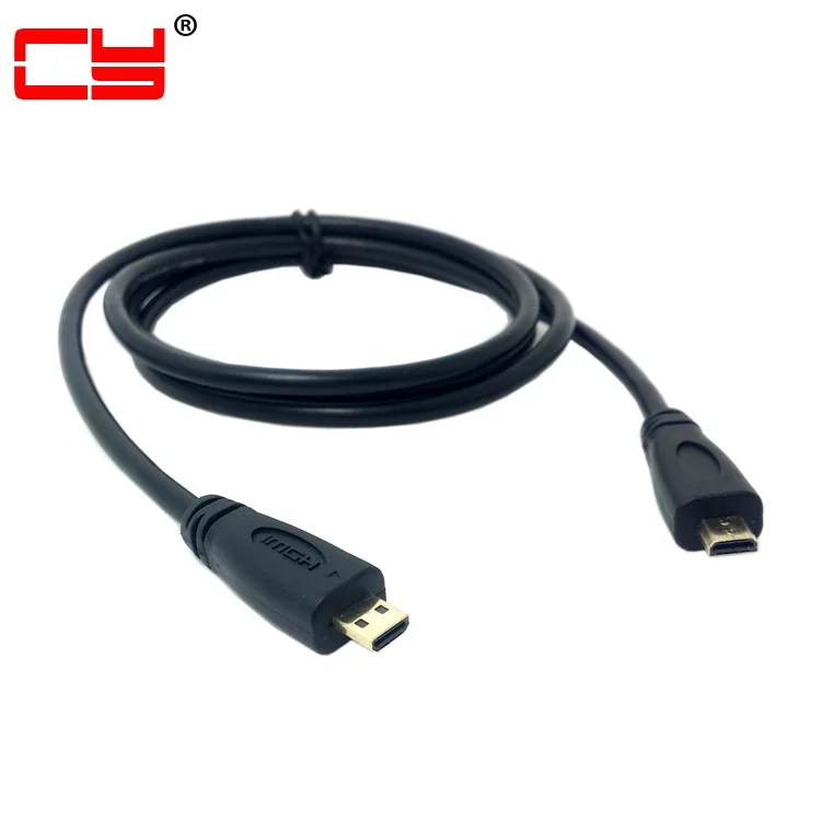 

10pcs/lot Cablecc Micro HDMI Male to Micro HDMI Male Type D to Male D Adapter Cable Cord for Sam Sung MOTO HTC DC DV 1M